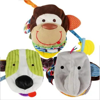 

Hot Sale Animal Style Toys Learning Education Activity Baby Toys Baby Cloth Books Ratteles Infant Kids Early Development Books