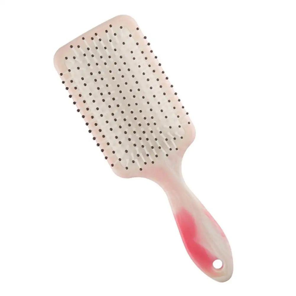 Свежий карамельный цвет расческа для волос Tangle Teezer мрамор воздуха Массажная Расческа Антистатические Парикмахерские расчески инструмент - Цвет: Pink