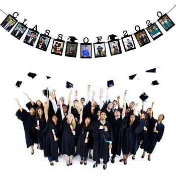 

13pcs Graduation Photo Frame Banner Party Decoration 2020 Bachelor Cap Grad Photo Booth Props Congrats Supplies PhotoBooth