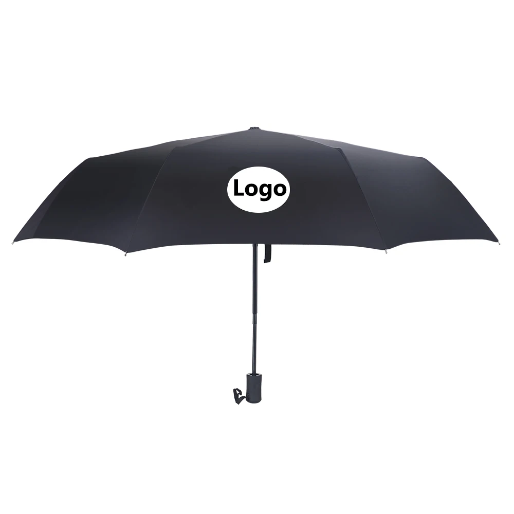 Math Formula Automatic Tri-Fold Umbrella Parasol Sun Umbrella Sunshade