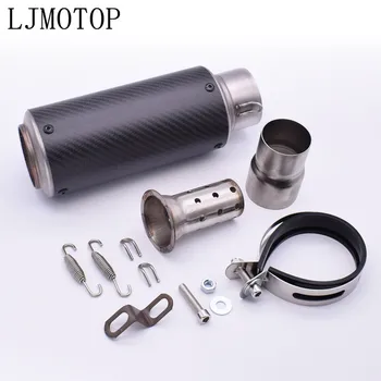 

2020 Motorcycle exhaust escape Modified Carbon fiber Moto Exhaust system For bmw f800gs s1000r rsv4 yamaha nmax 155 300 xmax530