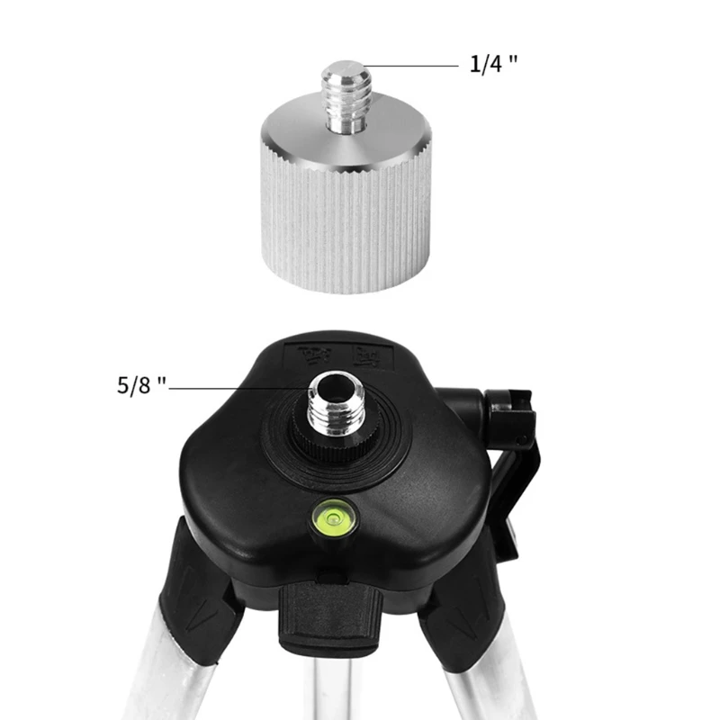 Adapter 5/8 to 1/4 Female to Male Screw For Level-meter Tripod Thread Adapter