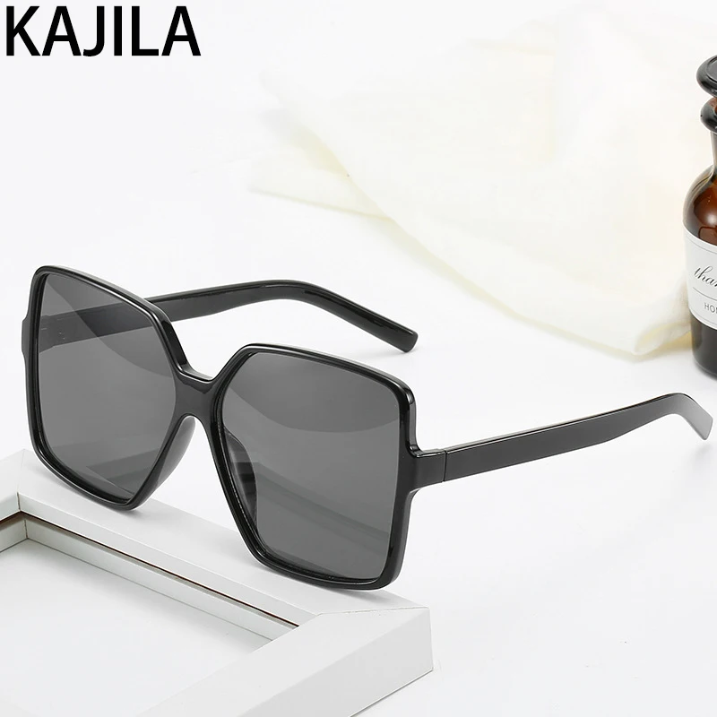 

Vintage Oversize Square Sunglasses Women Big Frame 2020 Fashion Luxury Brand Designer Women Sun Glasses Gradient Glasses Oculos