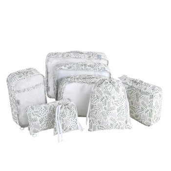 

8pcs Travel Luggage Organizer Sets For Clothes Shoes Storage Bag Waterproof Closet Zip Bags Suitcase Organizers Underwear Pouchs