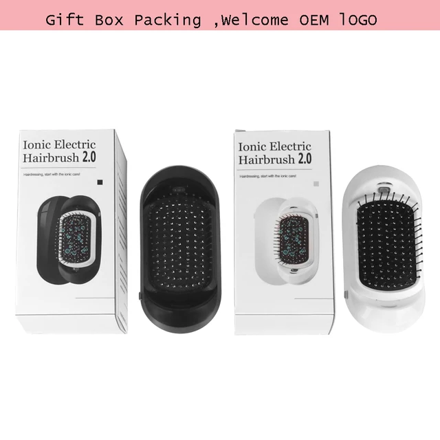 Negative Ions Hair Comb Portable Electric Ionic Hairbrush 2.0 Upgrade Scalp Massage Comb Magic Styling Hair Brush Beauty Tool 6