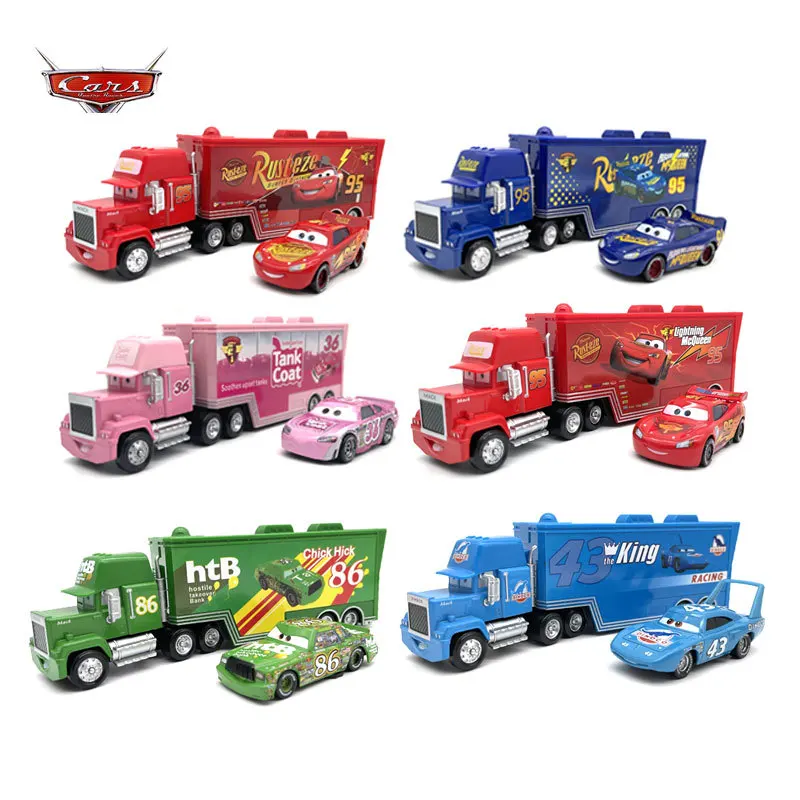 Disney Pixar 2 3 Toy Lightning McQueen Jackson Storm Cruz Mike Uncle Daniel truck Truck 1:55 Alloy Model Car Children Toy Gift