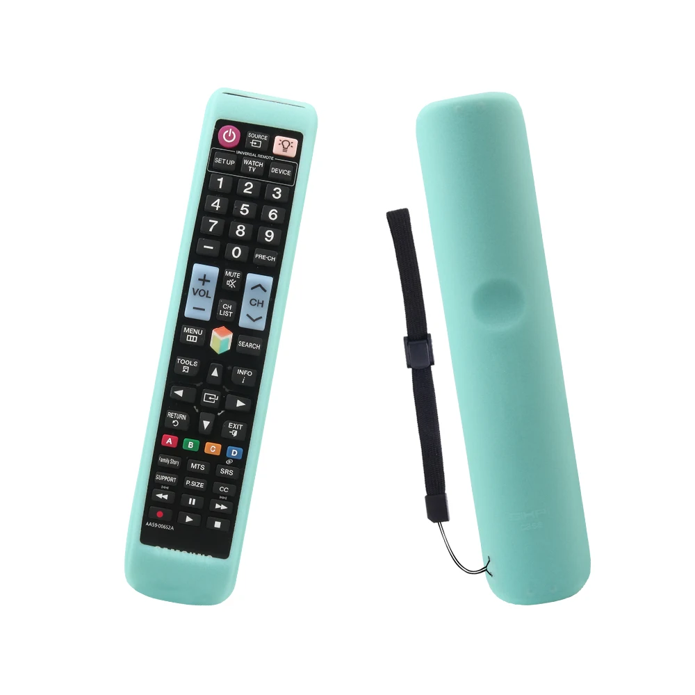 Силиконовые защитные чехлы для samsung BN59-01178W AA59 00652A 00594A RM-D1078 HDTV пульт дистанционного управления Чехлы SIKAI анти-потеря - Цвет: Luminous blue