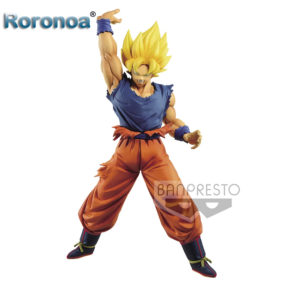 Фигурка RORONOA Banpresto D B MAXIMATIC Son Goku SSJ фигурка из ПВХ Коллекционная модель кукла