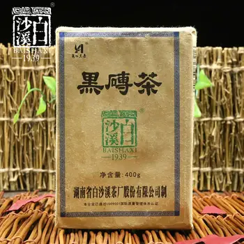 

Baishaxi 2019 yr Hei Zhuan Cha Anhua Dark Black Tea Brick 400g