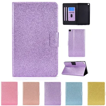 

Glitter PU Leather Tablet Case for Samsung Galaxy Tab S6 Lite 2020 Ultra-Slim Shell Magnetic Cover for S6 Lite 10.4 P610 P615