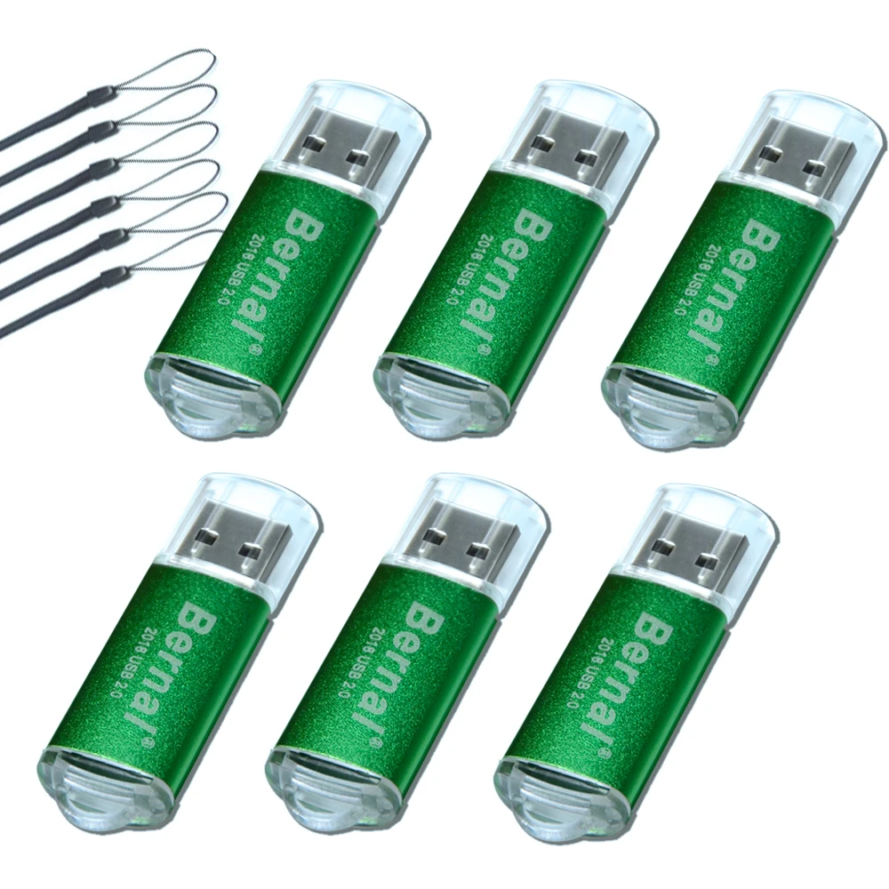 Usb флеш накопитель Bernal 6 шт. 2 0 128 Мб 256 512 МБ 1 ГБ 4 Гб оптовая продажа usb флэш