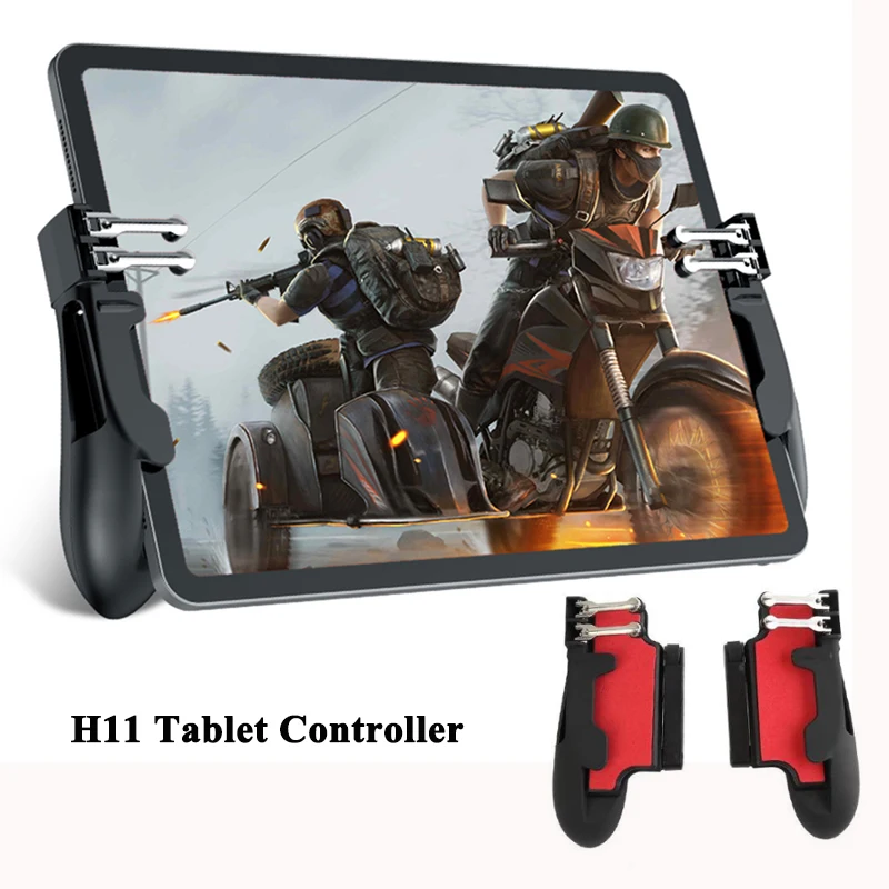  H11 Tablet Gamepad Controller Six Finger PUBG Game Joystick Handle For Ipad Tablet Gaming TriggerL1