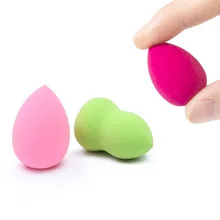 10 шт., мини-спонж для макияжа, форма капли воды, макияж, основа, пуховка, консилер, пудра, гладкая красота, косметический спонж для макияжа, инструмент