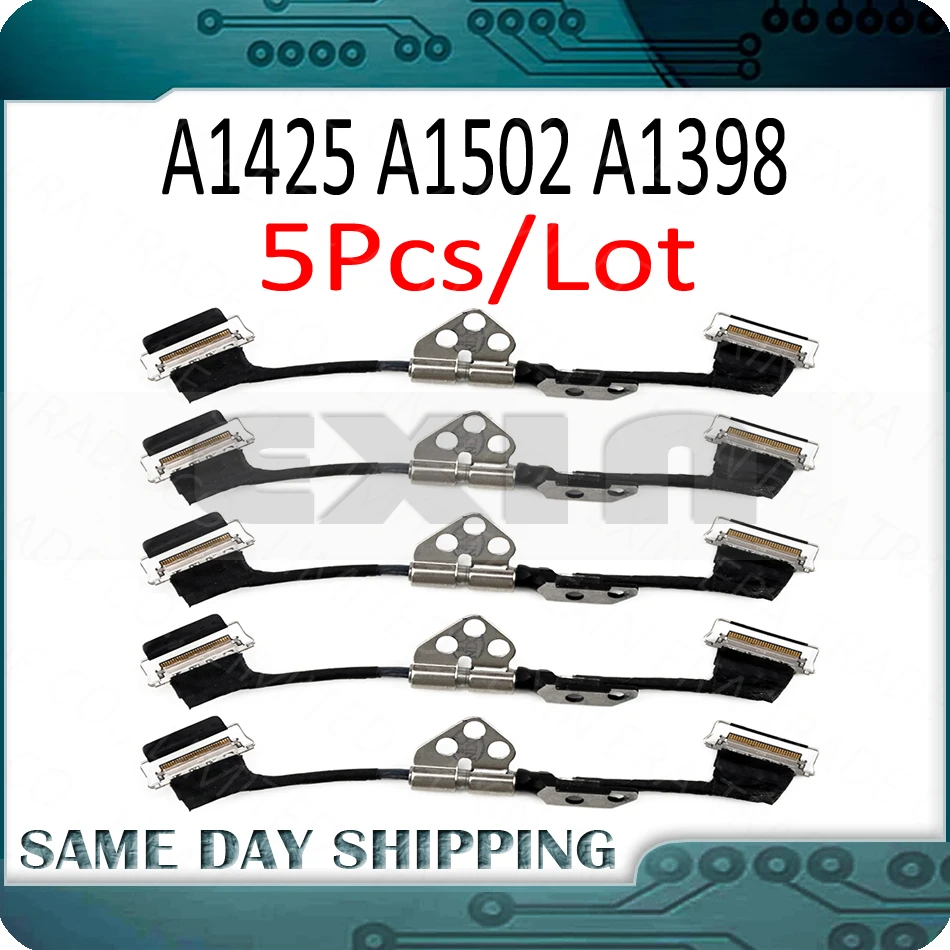 

5Pcs/lot for Macbook Pro Retina 13" 15" A1425 A1502 A1398 LCD Display Screen LED LCD LVDs Cable 2012 2013 2014 2015