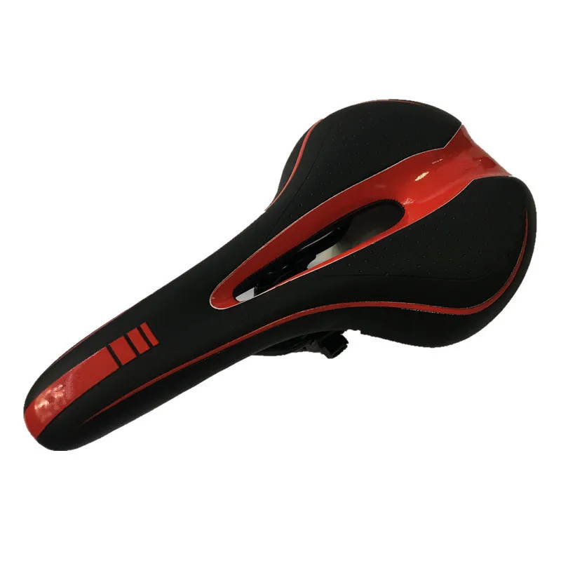 

Bicycle Saddle Mountain Bike Hollow out Middle Hole Saddle Race Car Saddle Mountain Bike Seat Cushion with Clip Boxed Customizab