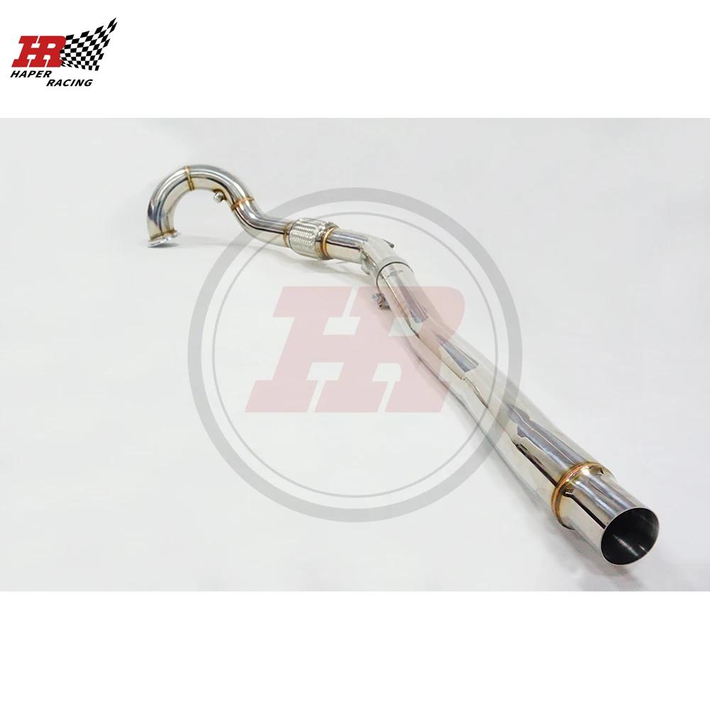 HP RACING 3 0 ''SS304 безкоточная труба для MQB MK7 MK7.5 G olf R A3 Quatt ro S3 8V 8S TT TTS 2 TFSI 2014