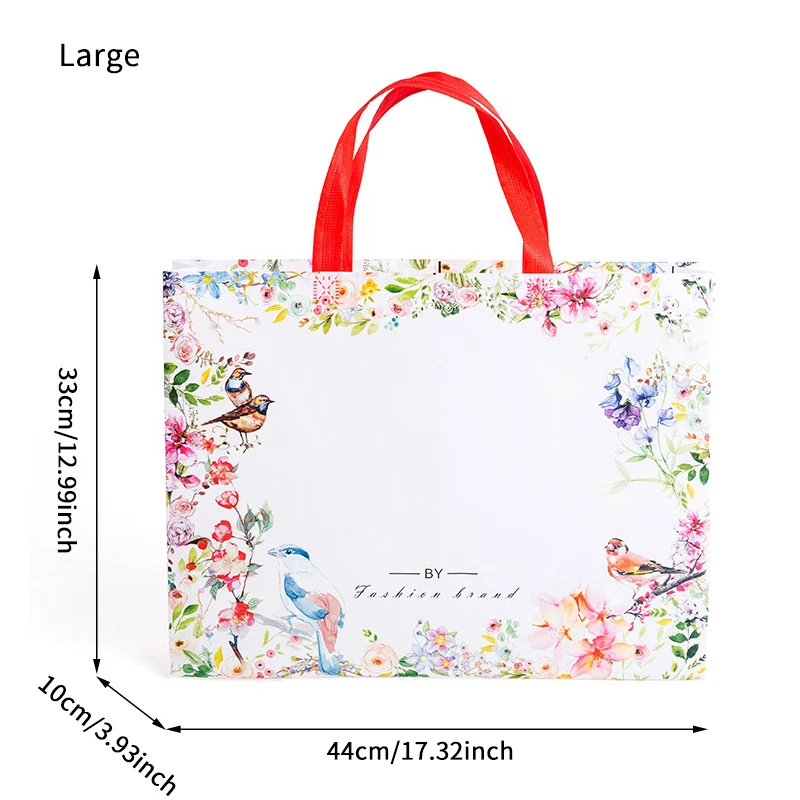 Нетканая сумка для покупок с цветочным принтом, модная женская большая многоразовая сумка для хранения, портативная складная сумка, женская сумка-тоут, сумка для продуктов