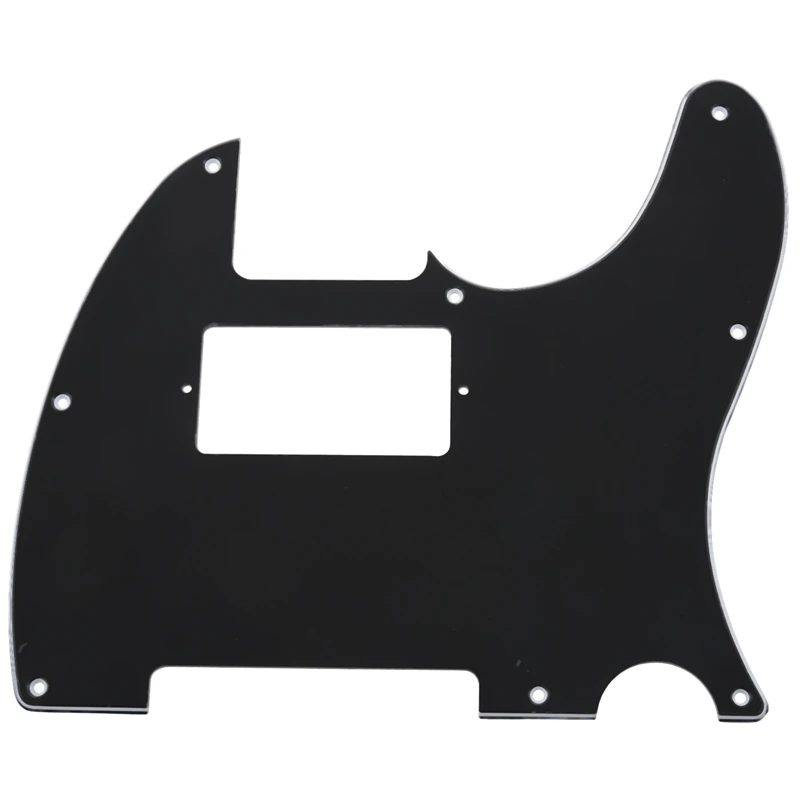 Черный 3 слоя Электрогитары хамбакер кроя Pickguards для Tele Стиль|Детали и аксессуары
