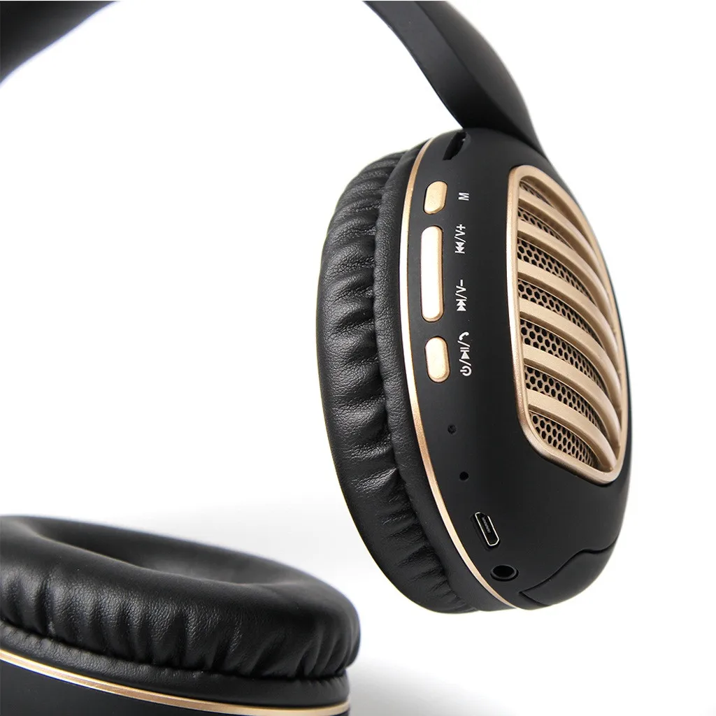 Mosunx портативная беспроводная гарнитура Bluetooth 4,2 стерео гарнитура складная гарнитура встроенный HD микрофон громкой связи