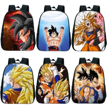 

Dragon Ball Goku Backpack Children Bags Beautiful Mini 12 Inch Backpack Children Kindergarten Daily Practice Backpack