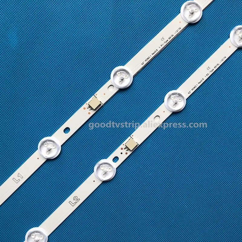 New-10-PCS-set-R1-L1-R2-L2-LED-backlight-strip-perfect-Replacement-FOR-42LA620V-6916L (2)