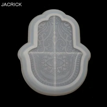 

DIY Hamsa Hand Tray Resin Mold Palm Amulet Jewelry Plate Dish Epoxy Resin Mold