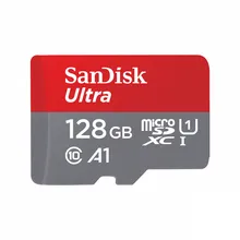 Карта памяти SanDisk Ultra microSDXC 128GB + SD Adapter 100MB/s Class 10 UHS-I - Tablet Packaging