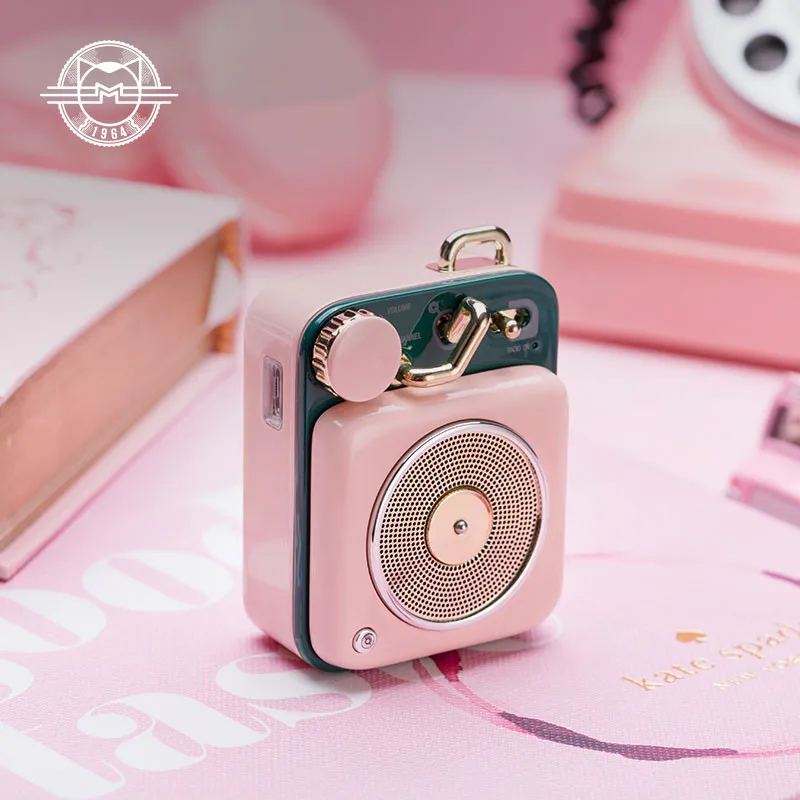Xiaomi Mijia Cat King Atomic проигрыватель B612 2 цвета Bluetooth интеллектуальное аудио портативный цинк алюминий динамик-таблетка Mu D5