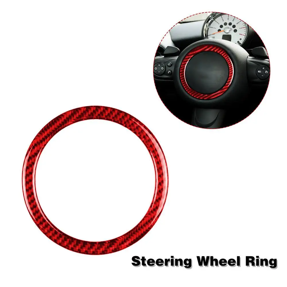 Steering Wheel Decoration Cover Car Bearing Circle Ring Decor For MW Mini JCW Cooper R55 R56 R60