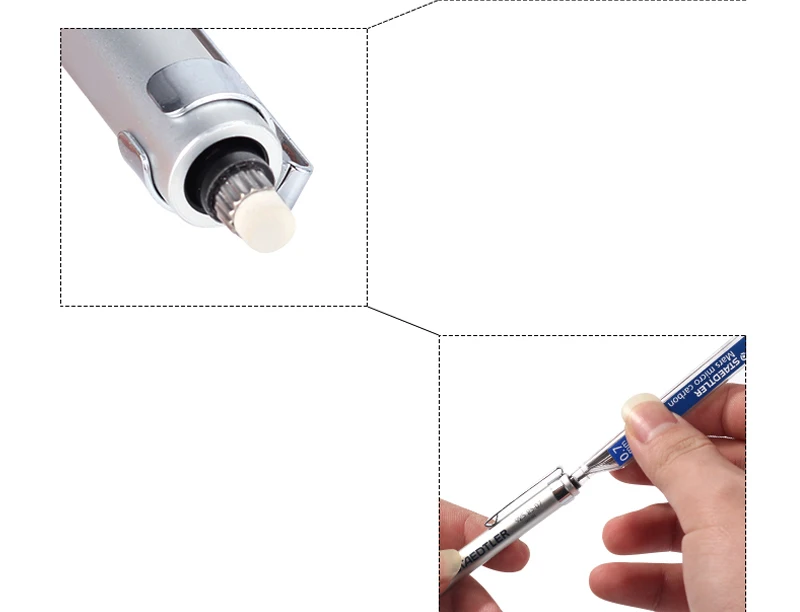 1 шт. Staedtler 925; большие размеры 35-механический карандаш 0,3/0,5/0,7/0,9/2,0 мм школьные канцелярские принадлежности металлический механический стержень для карандаша