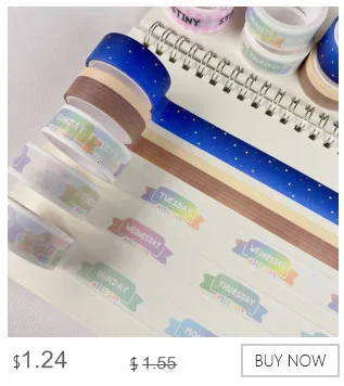 15mm*5M English hand drawn style Washi Tape Masking Tape Kawaii Decorative Adhesive Tape Sticker Scrapbooking Diary Stationery