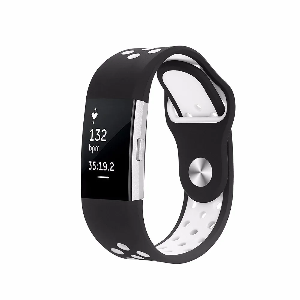 Спортивные часы ремешок для FitBit Charge 2 Силиконовый Браслет ремешок для Charge 2 браслет умные Браслеты Аксессуары