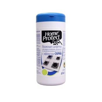 

Wet wipes Home Protect, for the care of cookers and microwave ovens, 80 pcs