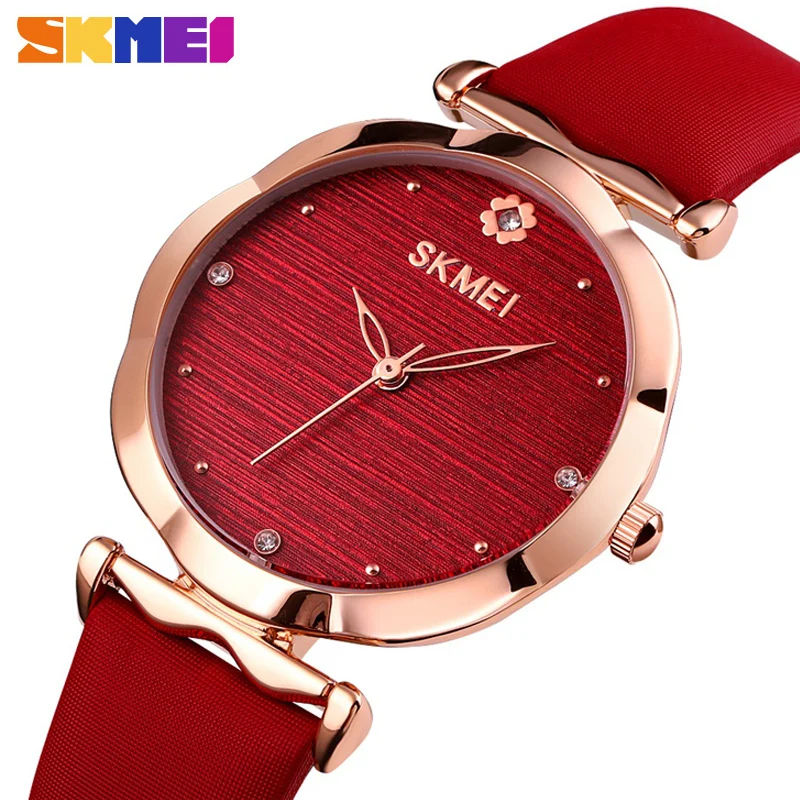 skmei red watch
