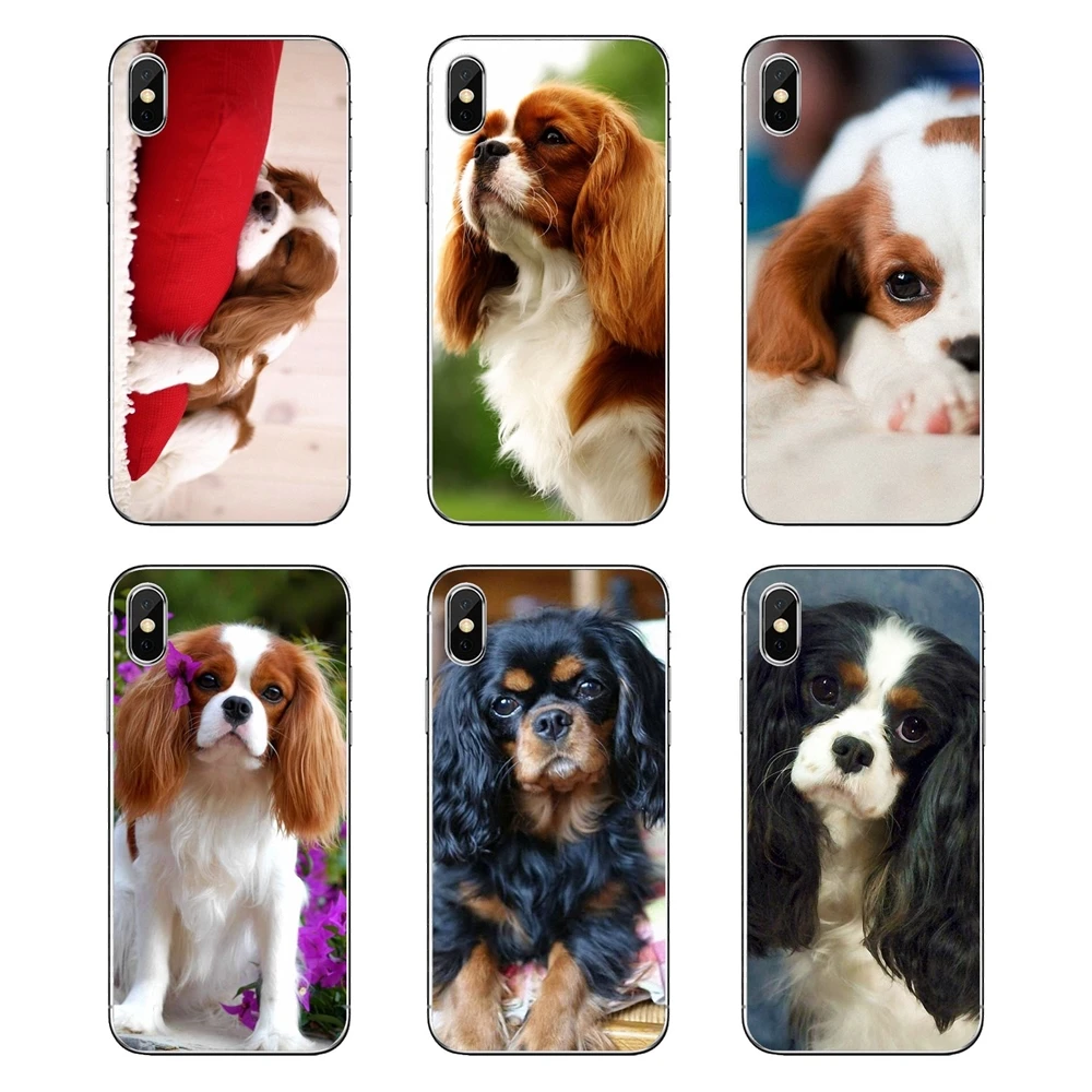 Прозрачный мягкий чехол Cavalier King Charles Spaniel dog puppies для LG G7 Q6 Q7 Q8 Q9 V30 X Power 2 3 OnePlus 3T 5t 6t |