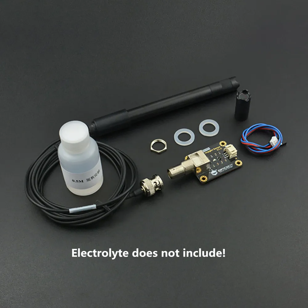 Совместимый с Arduino датчик растворенного кислорода качества воды тестер O2