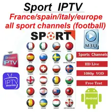 Испании Франции Италия Германия Portugalstable iptv спортивные каналы Футбол Лига 3000+ каналов прямого эфира, 5000+ vod для m3u для смарт-устройств