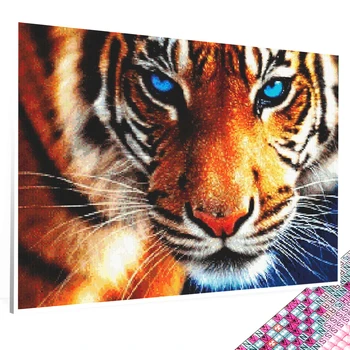 

Huacan Diamond Painting Full Square/Round Tiger 5D DIY Embroidery Mosaic Kit Animal Decorations Home