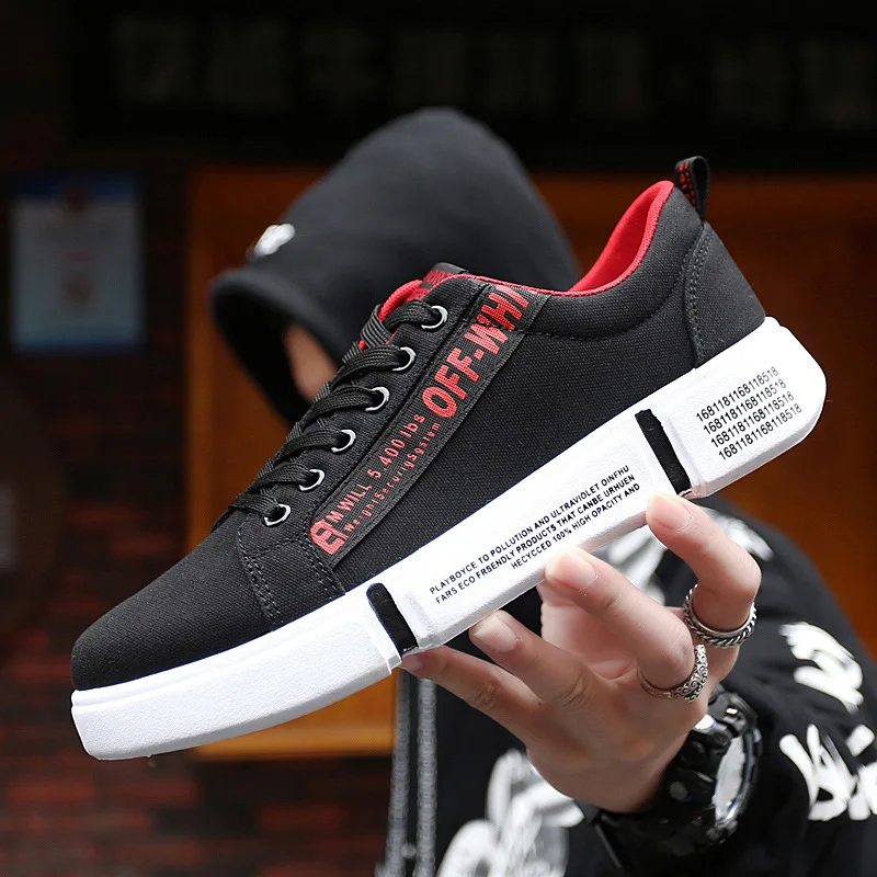 

MEN'S SHOES Spring 2019 New Style Versatile Men Sports Casual Trend Travel Low Top Breathable Canvas Running Shoes
