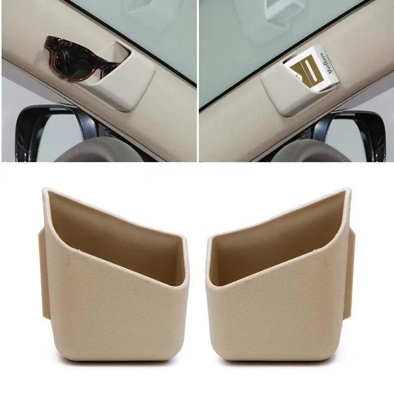 HiMISS 2 шт./компл. универсальный авто аксессуары очки, органайзер, хранилище, сумочка, коробка держатель