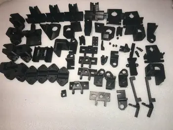 

Funssor 1set HyperCube Evolution 3D Printed Parts PETG filament black white color 50% fill
