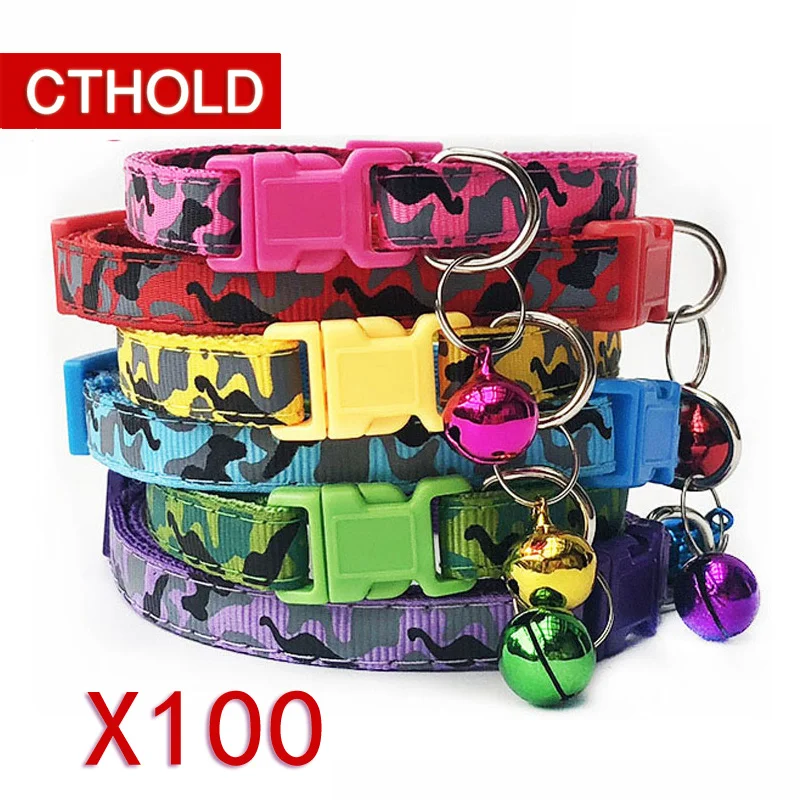 Нейлоновый собачий ошейник CTHOLD 100 шт./лот деликатная безопасность модный