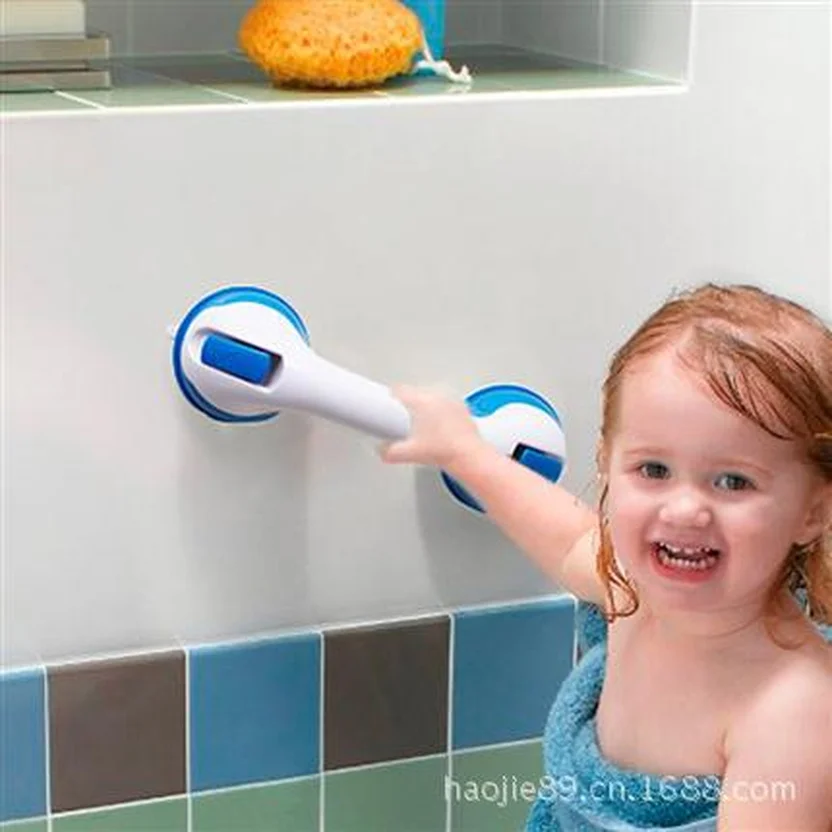 

New Bathroom Grab Toilet Handle Handrail Grip SPA Bath Shower Tub Safety Helping Vacuum Suction Cup Anti Slip Support 2019