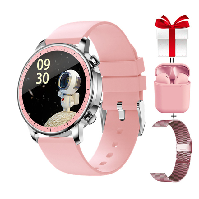 Smart Watches Full Touch Fitness Tracker Real-Time Heart Rate Monitor Blood Pressure Whatsapp Notification Smart Clock Men