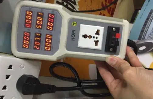 

HP9800 USB Port 4500W 85V-110V-220V-265V AC 20A Electric Power Energy Monitor LED Light Tester Socket Watt Meter Analyzer
