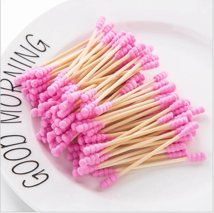 Yooap baby cotton swab Double Head Cotton Swab Women Makeup Cotton Buds Tip For Medical Wood Sticks Nose Ears Cleaning Tools