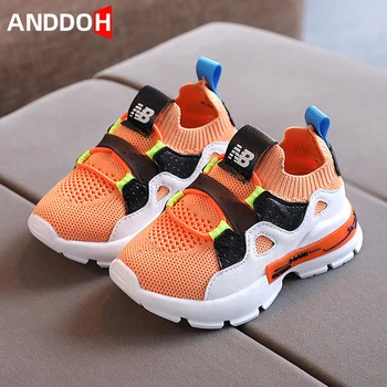 

Size 21-30 Baby Soft Bottom Casual Shoes Boys Breathable Lightweight Sneakers Girls Anti-slippery Sneakers Children Sports Shoes