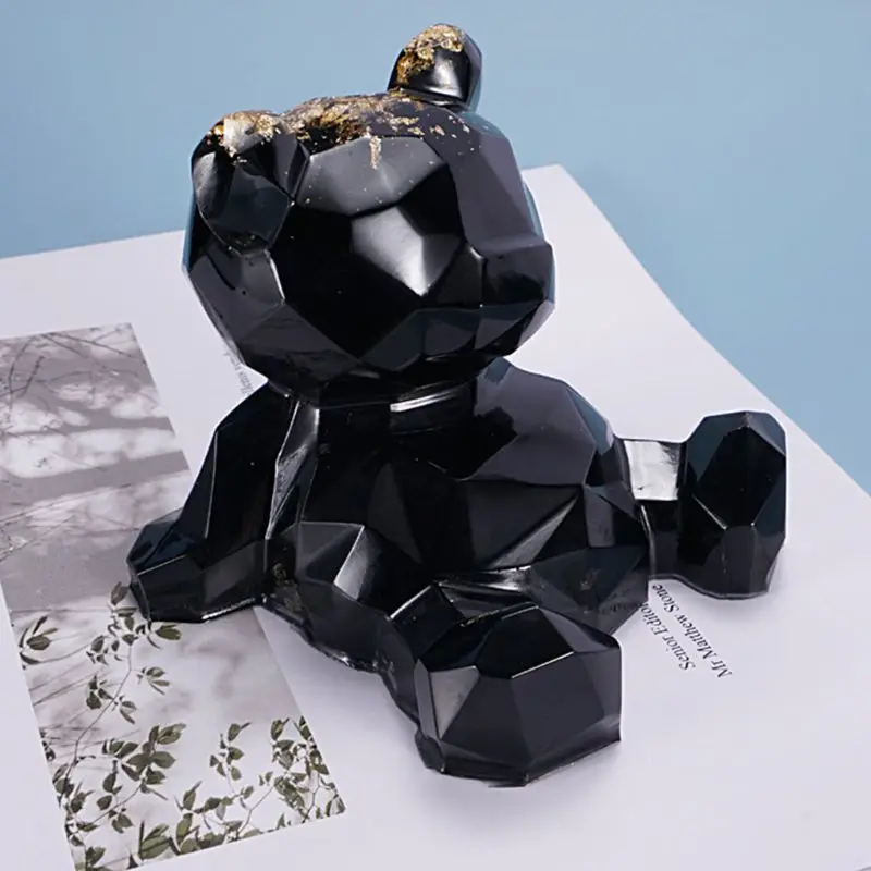 DIY Resin Crystal Epoxy Mold Cartoon 3D Bear Phone Holder Casting Silicone Mould F3MF | Украшения и аксессуары