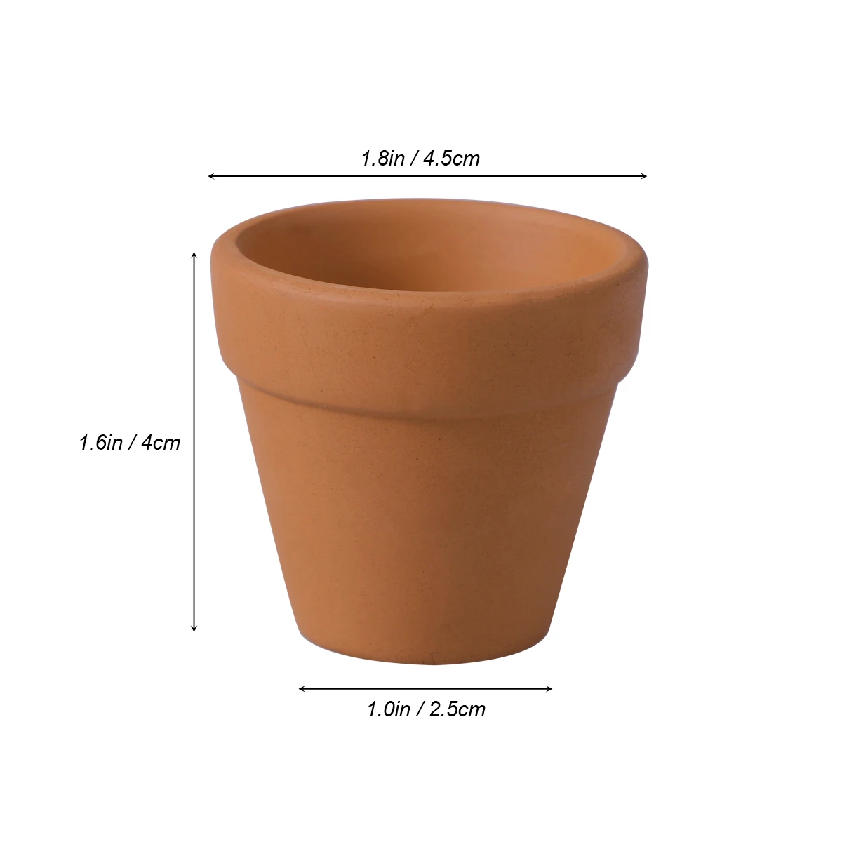 10Pcs Small Mini Terracotta Pot Clay Ceramic Pottery Planter Cactus Flower Succulent Pots Great For Plants Crafts Wedding Favor