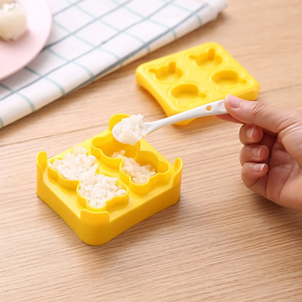 Рис для суши инструмент медведь модель DIY овощи мясо креативная забавная вечерние декоративная форма Кухня инструменты онигири форма#21